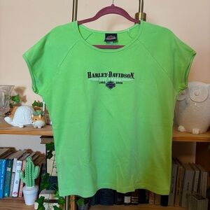 Harley-Davidson Lime Green Short Sleeve Tee